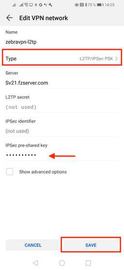 How to Set up a L2TP/IPsec PSK on Android