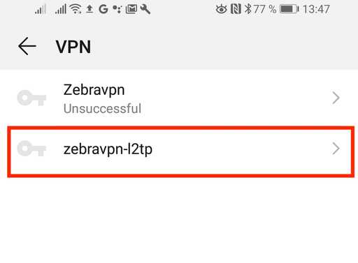 l2tp ipsec android screens