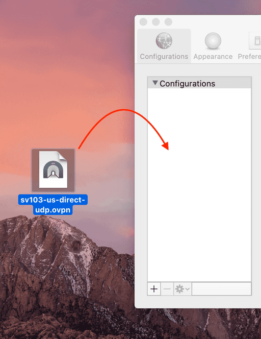 opevpn macOs setup guide step 5 