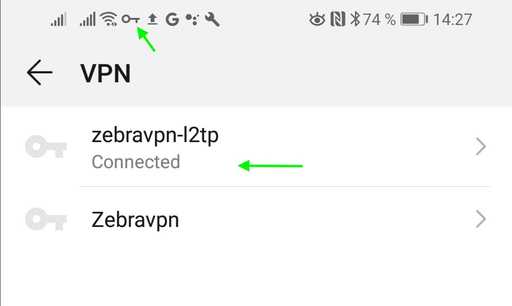 l2tp ipsec android screens