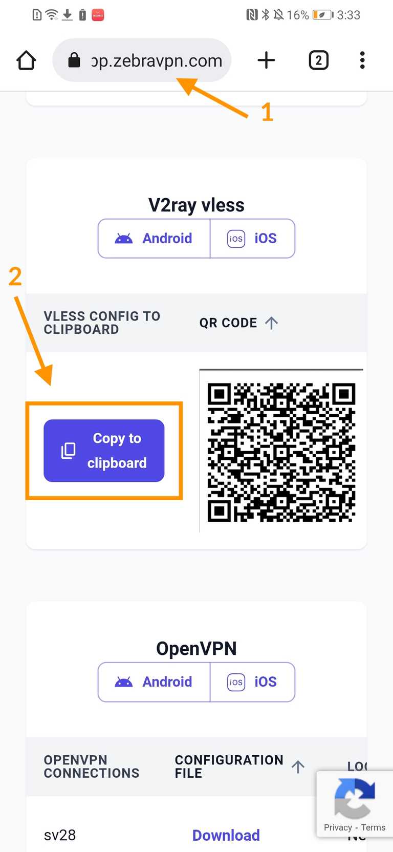 v2rayng configuration file qr code