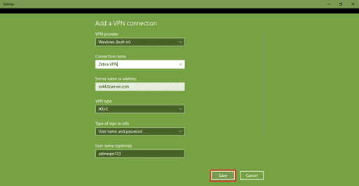 ikev2 setup windows screens