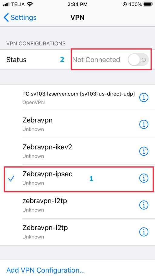 cisco ipsec in IOS screens